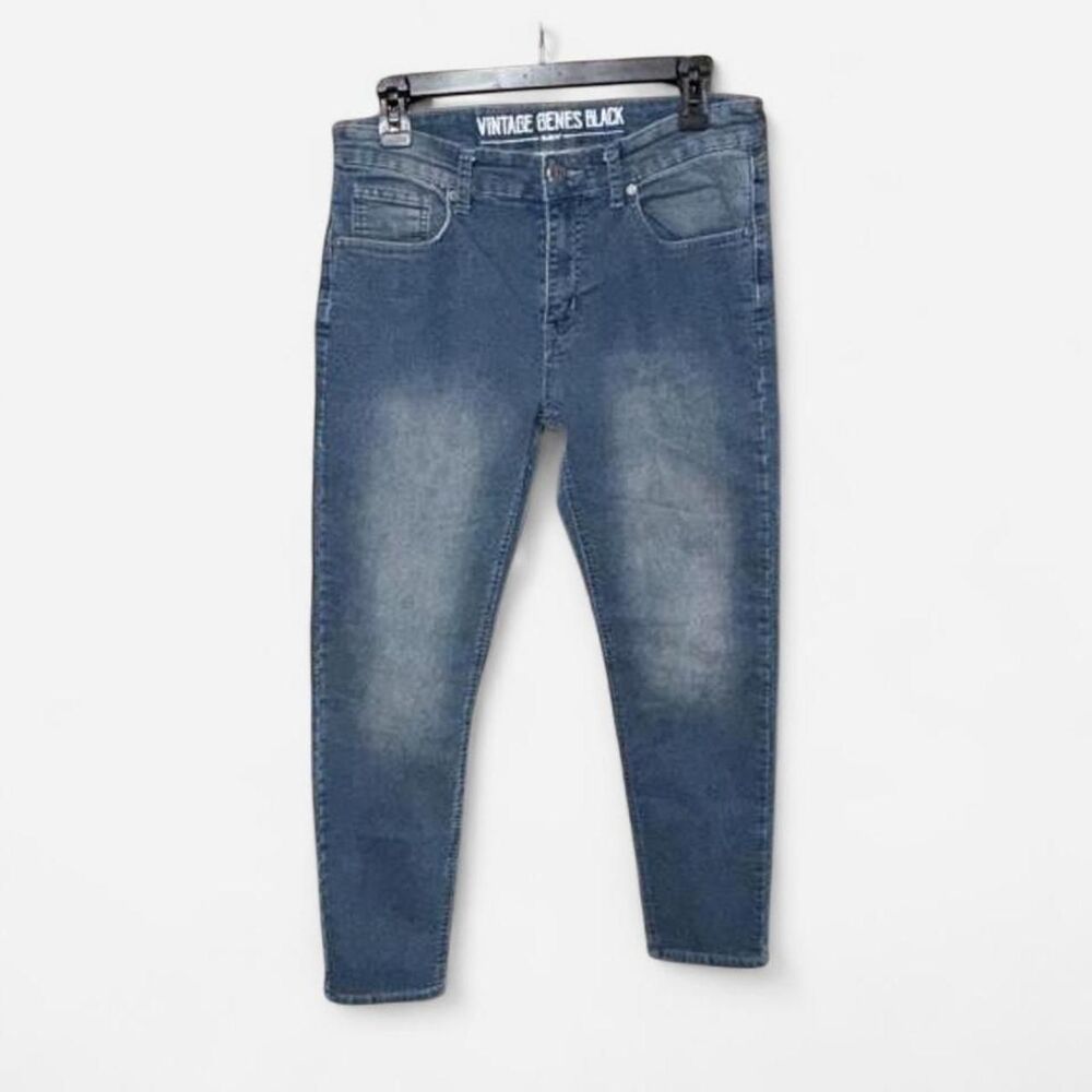 Unbranded Men's Blue and Navy Jeans